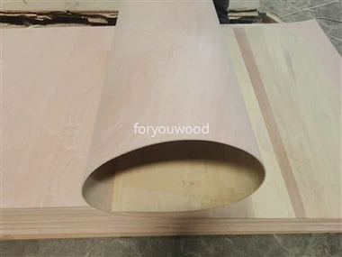 4mm Flexbiel Plywood Bending Plywood With Okoume Veneer Faced